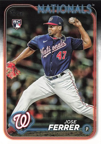 #85 Jose Ferrer - Washington Nationals - 2024 Topps Baseball