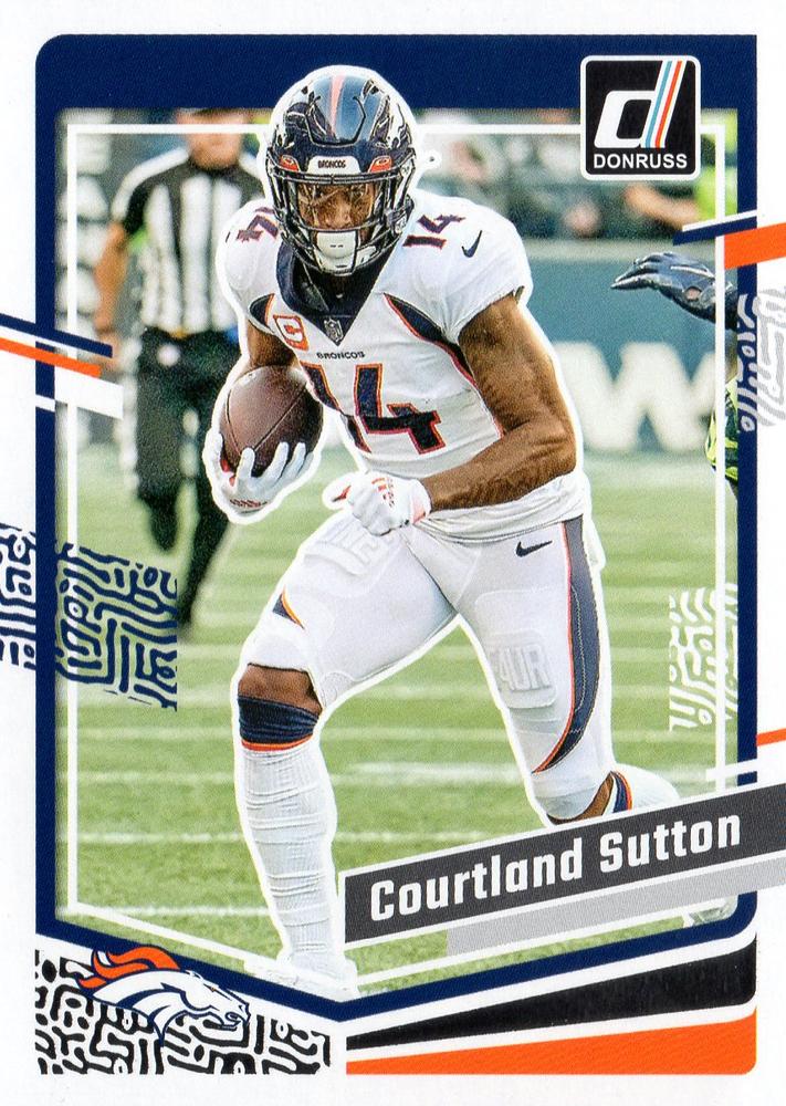 #85 Courtland Sutton - Denver Broncos - 2023 Donruss Football
