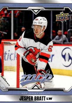 #85 Jesper Bratt - New Jersey Devils - 2024-25 Upper Deck MVP Hockey