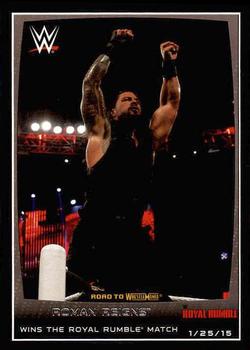 #85 Roman Reigns - 2015 Topps WWE Road to Wrestlemania Wrestling