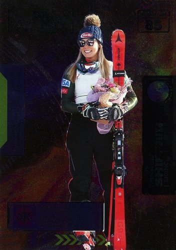 #85 Mikaela Shiffrin - 2021 SkyBox Metal Universe Champions