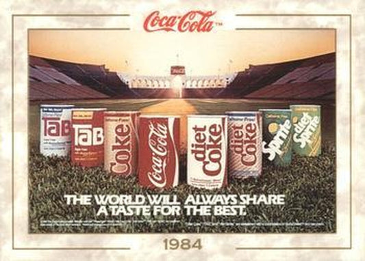#85 A Taste for the Best - 1993 Collect-A-Card Coca-Cola Collection Series 1