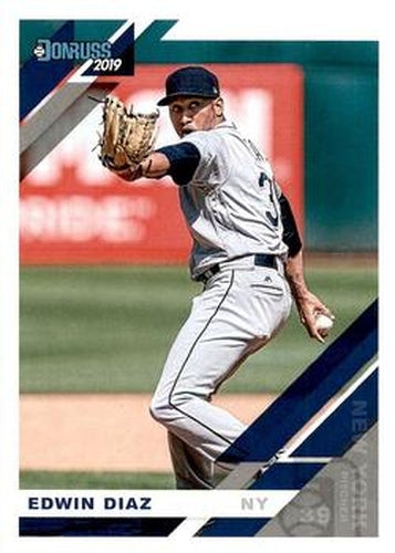 #85 Edwin Diaz - New York Mets - 2019 Donruss Baseball