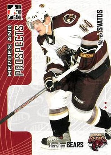 #85 Marek Svatos - Hershey Bears - 2005-06 In The Game Heroes and Prospects Hockey
