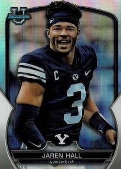 #85b Jaren Hall - BYU Cougars - 2022 Bowman Chrome University Football