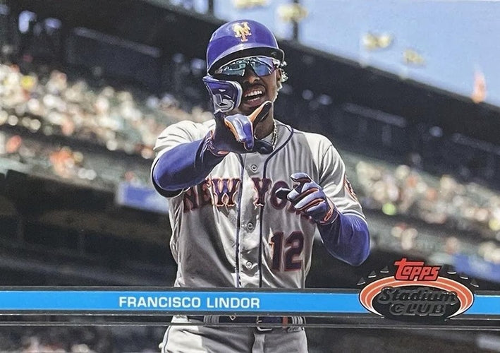 #85c Francisco Lindor - New York Mets - 2023 Stadium Club Baseball