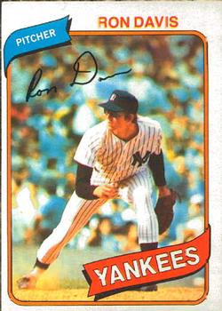 #101 Ron Davis - New York Yankees - 1980 O-Pee-Chee Baseball