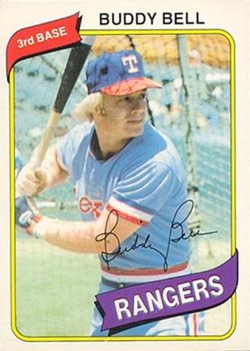 #107 Buddy Bell - Texas Rangers - 1980 O-Pee-Chee Baseball