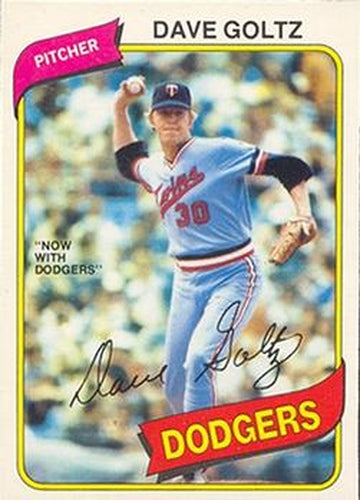 #108 Dave Goltz - Los Angeles Dodgers - 1980 O-Pee-Chee Baseball