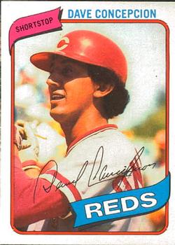 #117 Dave Concepcion - Cincinnati Reds - 1980 O-Pee-Chee Baseball