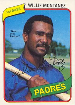 #119 Willie Montanez - San Diego Padres - 1980 O-Pee-Chee Baseball