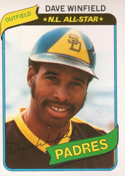 #122 Dave Winfield - San Diego Padres - 1980 O-Pee-Chee Baseball
