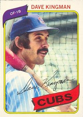 #127 Dave Kingman - Chicago Cubs - 1980 O-Pee-Chee Baseball