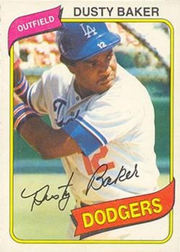 #135 Dusty Baker - Los Angeles Dodgers - 1980 O-Pee-Chee Baseball