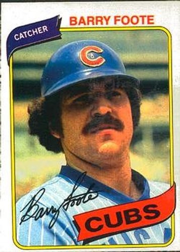 #208 Barry Foote - Chicago Cubs - 1980 O-Pee-Chee Baseball