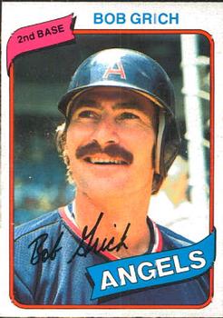 #326 Bob Grich - California Angels - 1980 O-Pee-Chee Baseball