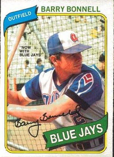 #331 Barry Bonnell - Toronto Blue Jays - 1980 O-Pee-Chee Baseball