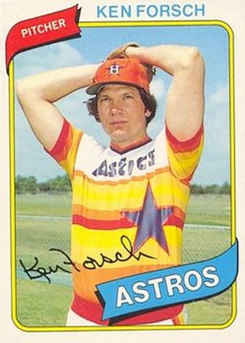 #337 Ken Forsch - Houston Astros - 1980 O-Pee-Chee Baseball