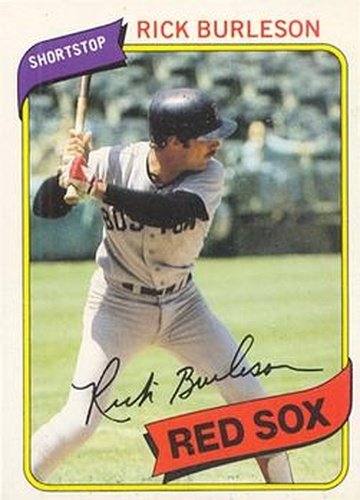 #339 Rick Burleson - Boston Red Sox - 1980 O-Pee-Chee Baseball
