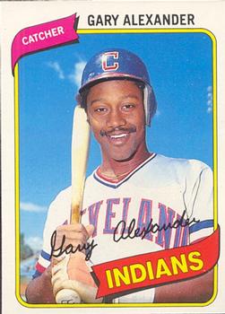 #78 Gary Alexander - Cleveland Indians - 1980 O-Pee-Chee Baseball