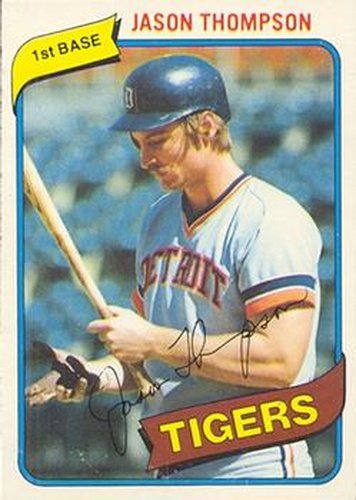 #83 Jason Thompson - Detroit Tigers - 1980 O-Pee-Chee Baseball