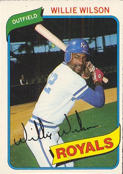 #87 Willie Wilson - Kansas City Royals - 1980 O-Pee-Chee Baseball