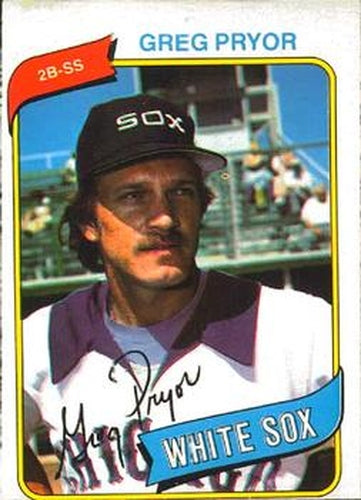#91 Greg Pryor - Chicago White Sox - 1980 O-Pee-Chee Baseball