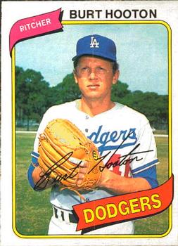 #96 Burt Hooton - Los Angeles Dodgers - 1980 O-Pee-Chee Baseball