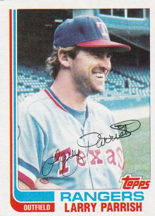 #86T Larry Parrish - Texas Rangers - 1982 Topps Traded Baseball