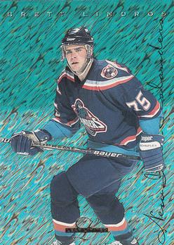 #86 Brett Lindros - New York Islanders - 1995-96 Leaf Limited Hockey