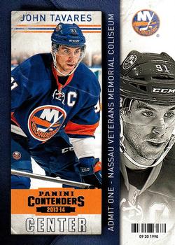#86 John Tavares - New York Islanders - 2013-14 Panini Contenders Hockey