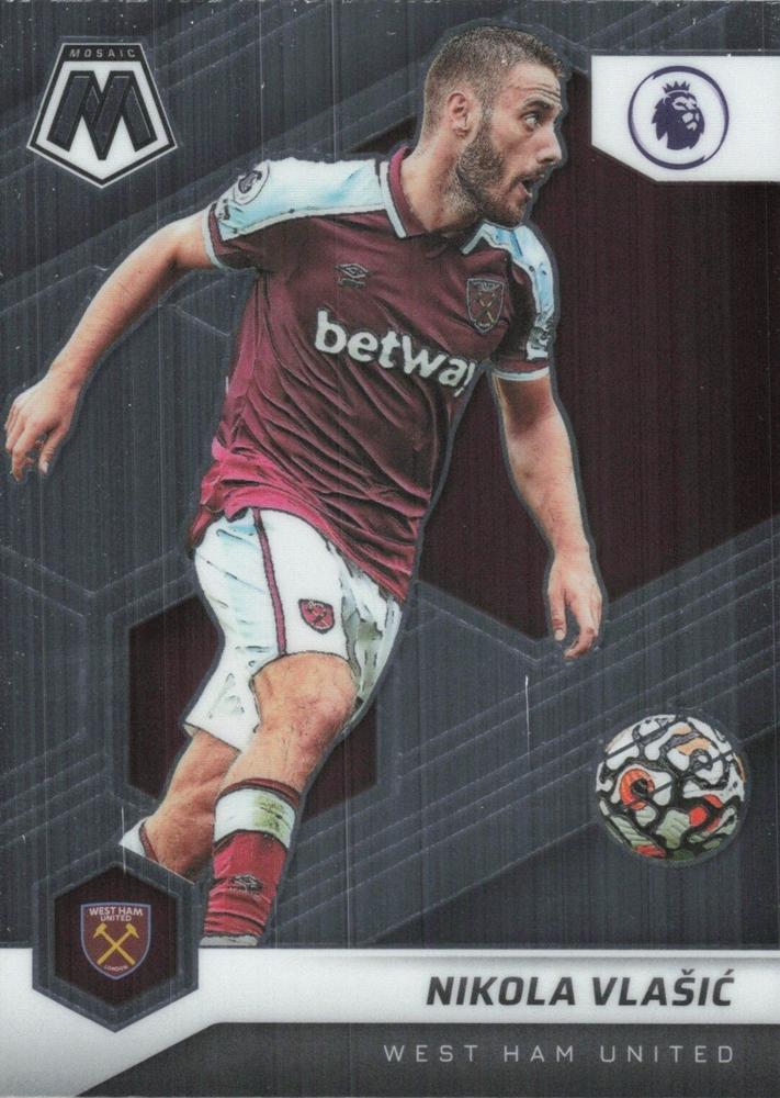 #86 Nikola Vlasic - West Ham United - 2021-22 Panini Mosaic Premier League Soccer
