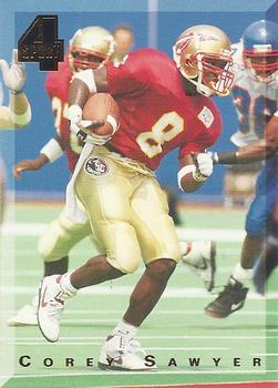 #86 Corey Sawyer - Florida State Seminoles / Cincinnati Bengals - 1994 Classic Four Sport