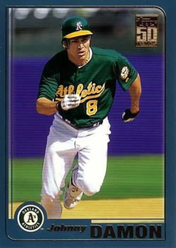 #T86 Johnny Damon - Oakland Athletics - 2001 Topps Traded & Rookies Baseball