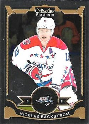 #86 Nicklas Backstrom - Washington Capitals - 2015-16 O-Pee-Chee Platinum Hockey