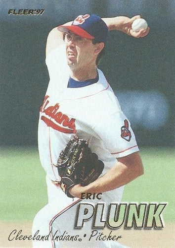 #86 Eric Plunk - Cleveland Indians - 1997 Fleer Baseball