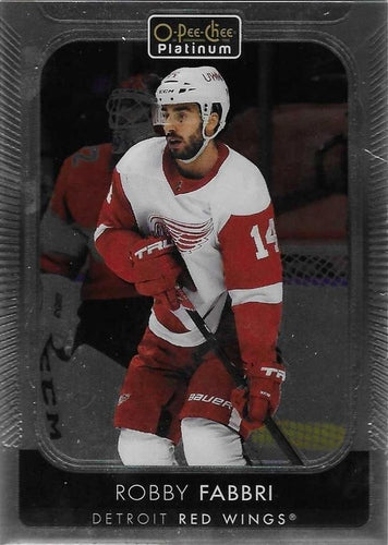 #86 Robby Fabbri - Detroit Red Wings - 2021-22 O-Pee-Chee Platinum Hockey