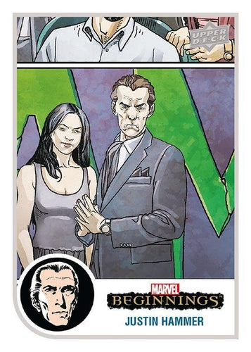 #86 Justin Hammer - 2022 Upper Deck Marvel Beginnings