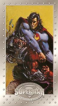 #86 The Massacre Stops Here! - 1994 SkyBox Superman Man of Steel Platinum Series