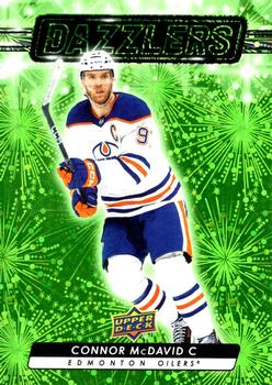 #DZ-86 Connor McDavid - Edmonton Oilers - 2023-24 Upper Deck - Dazzlers Green Hockey