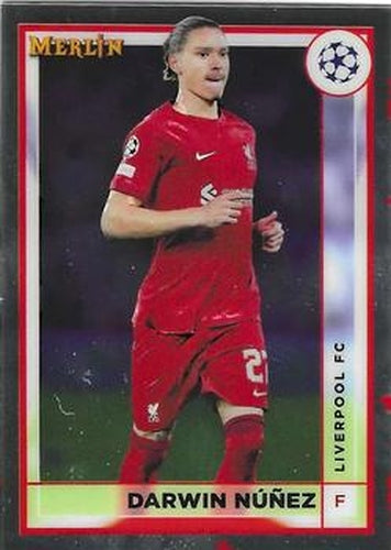 #86 Darwin Núñez - Liverpool - 2022-23 Merlin Chrome UEFA Club Competitions Soccer