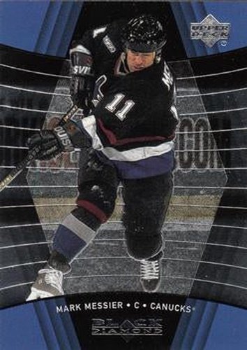 #86 Mark Messier - Vancouver Canucks - 1999-00 Upper Deck Black Diamond Hockey