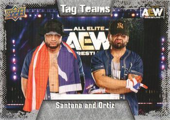 #86 Santana / Ortiz - 2022 Upper Deck AEW Wrestling