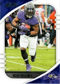 #86 Mark Ingram II - Baltimore Ravens - 2020 Panini Absolute - Green Football