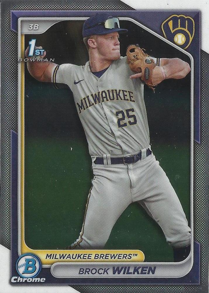 #BCP-86 Brock Wilken - Milwaukee Brewers - 2024 Bowman - Chrome Prospects Baseball