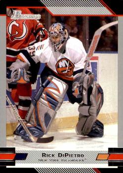 #86 Rick DiPietro - New York Islanders - 2003-04 Bowman Draft Picks and Prospects Hockey