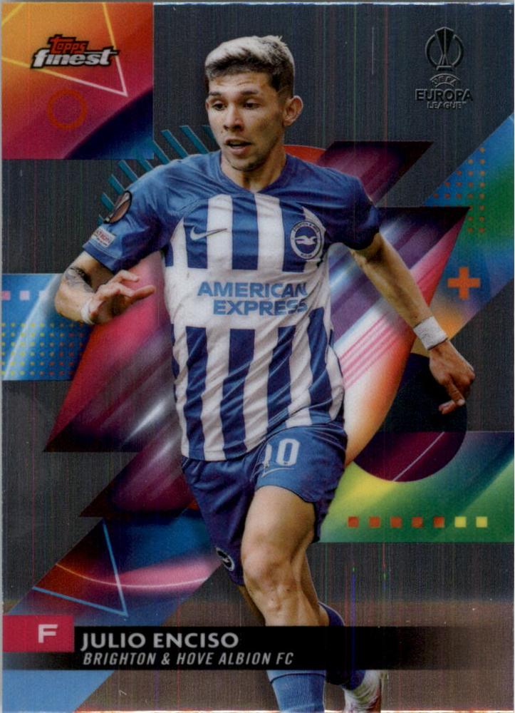 #86 Julio Enciso - Brighton & Hove Albion - 2023-24 Finest UEFA Club Competitions Soccer