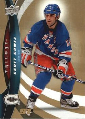 #86 Scott Gomez - Montreal Canadiens - 2009-10 Upper Deck Trilogy Hockey