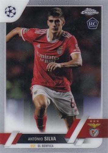 #86 António Silva - Benfica - 2022-23 Topps Chrome UEFA Club Competitions Soccer