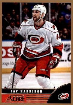 #86 Jay Harrison - Carolina Hurricanes - 2013-14 Score - Gold Hockey